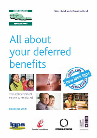 All About Your Deferred Benefits Booklet December 2008